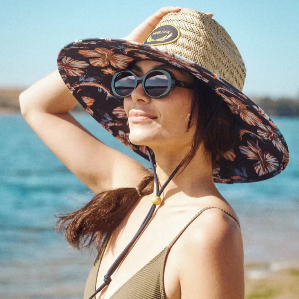 Floral Straw Hat - Picture 2 of 6